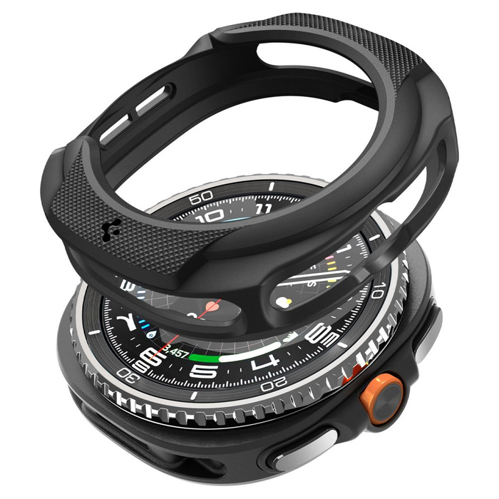 ETUI SPIGEN SAMSUNG GALAXY WATCH 8 CLASSIC 46 MM LIQUID AIR MATTE CZARNE