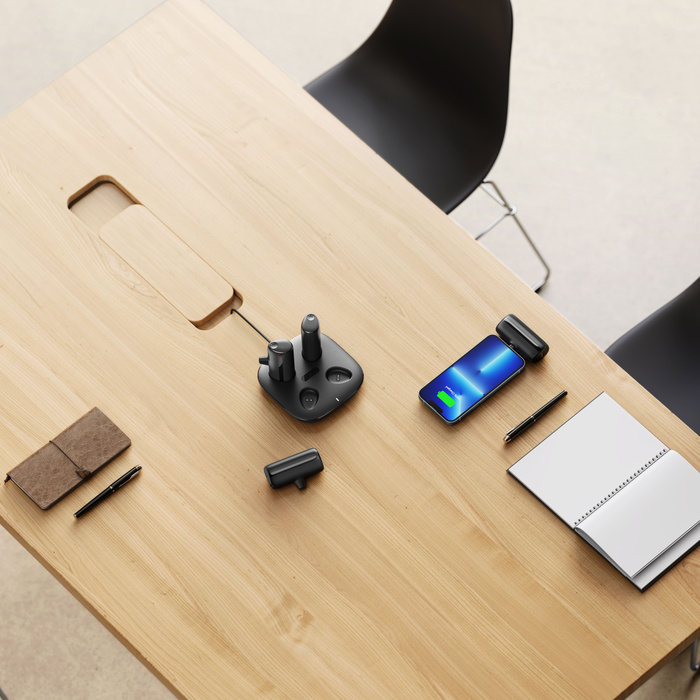 VEGER powerbank 20000 mAh zestaw powerbanków 4 x 5000 mAh Pogo czarny