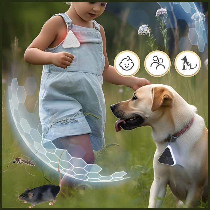 Ultradźwiękowy odstraszacz owadów        MajesticLine czarny