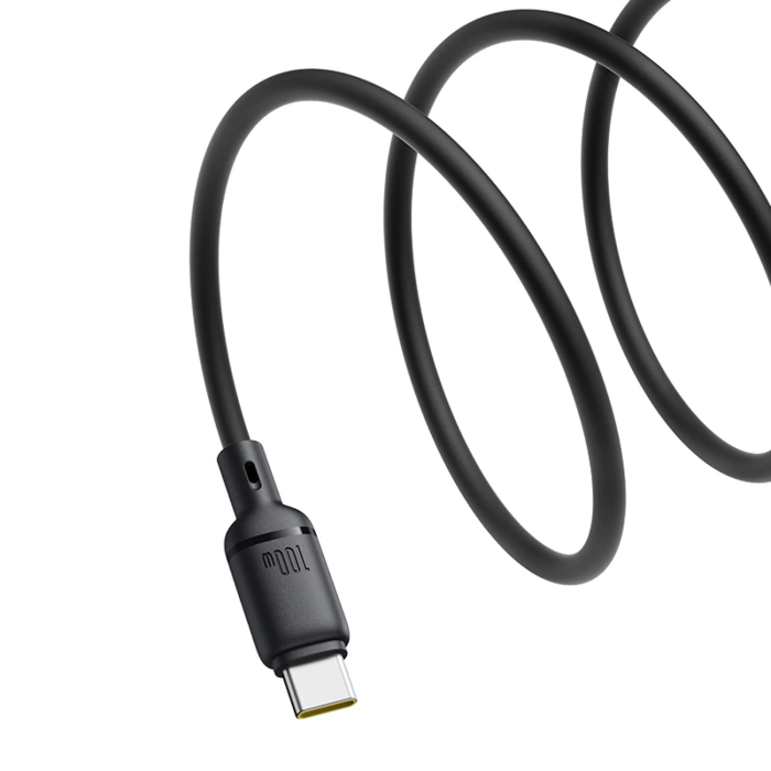 Kabel Baseus Silky Series 100W USB-C - USB-C 1m - czarny