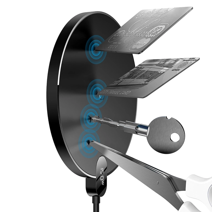 Baseus ładowarka indukcyjna Digital LED 2 15W czarna