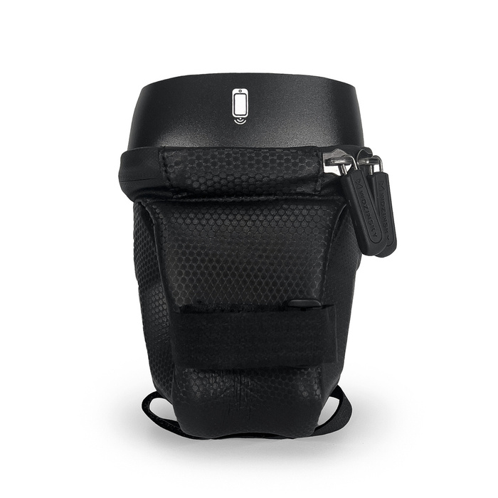 Wozinsky torba rowerowa na ramę z etui na telefon 1,7 l czarna (WBB28BK)