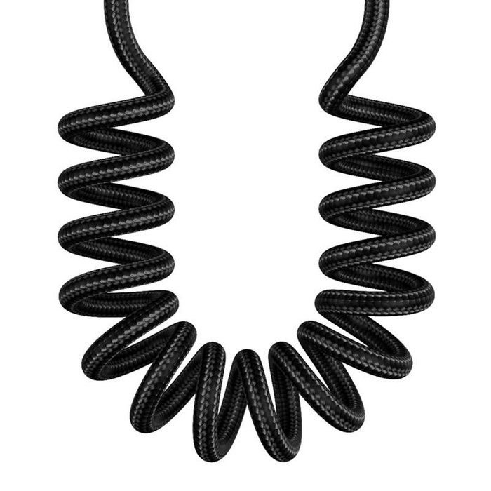 Sprężynowy kabel USB-C do Lightning Mcdodo CA-1960, 36W, 1.8m (czarny)