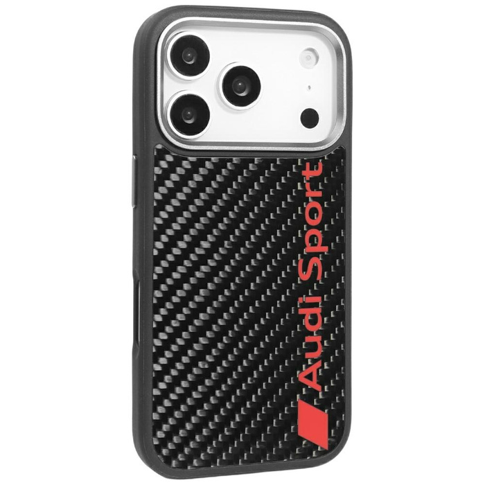 Etui Audi R8 Carbon Fiber MagSafe do     iPhone 17 Pro czarny