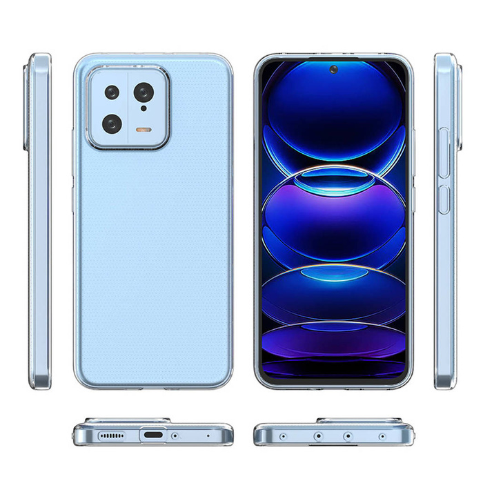 Etui Ultra Clear 0.5mm etui do Xiaomi 13 cienki pokrowiec przezroczyste Case