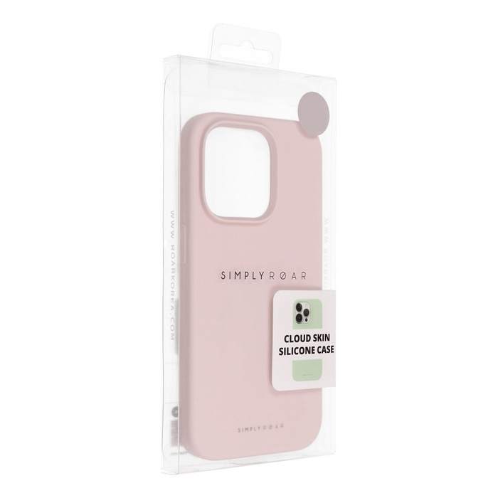 Futerał Roar Cloud-Skin - do iPhone 12 Jasnoróżowy