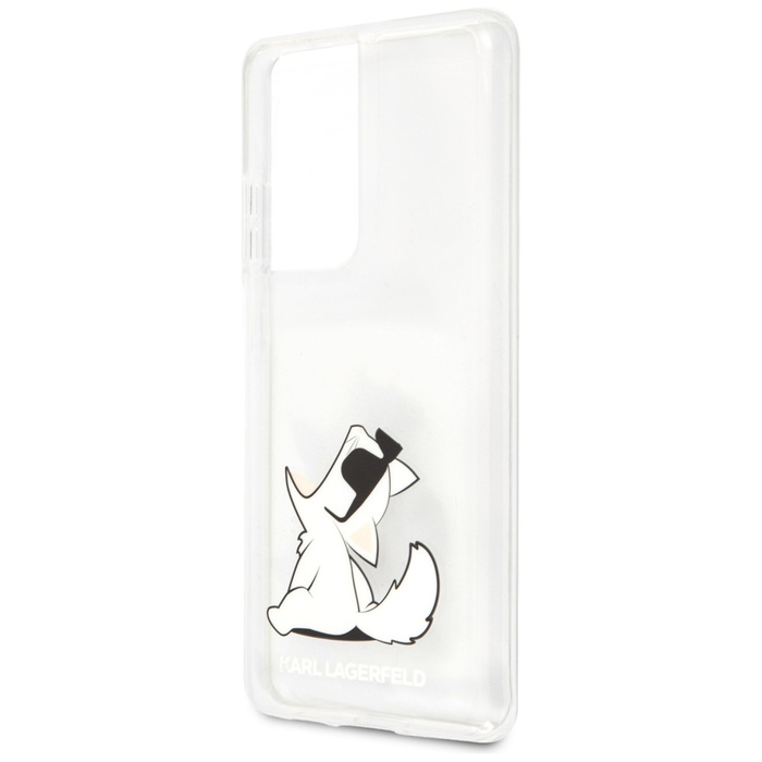Etui KARL LAGERFELD Samsung Galaxy S21 Ultra Choupette Fun Bezbarwny Hardcase