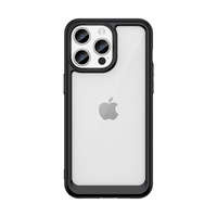Etui Wzmocnione etui z elastyczną ramką do iPhone 15 Pro Outer Space - czarne Case