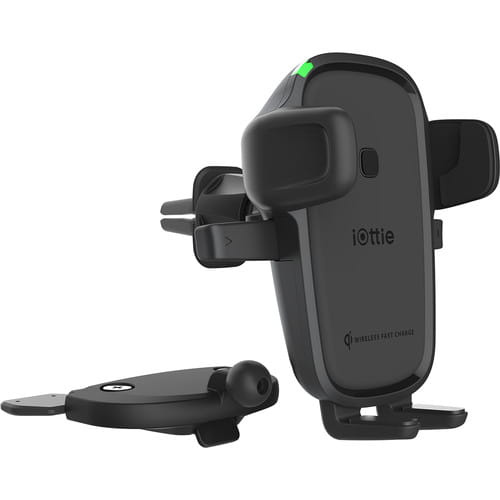 Uchwyt Samochodowy do kratki W Slot CD 2w1 IOTTIE Easy ONE Touch Wireless QI Z Ładowaniem Indukcyjnym