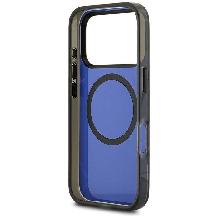 Etui BMW M IML Metal Buttons & Logo      MagSafe do iPhone 17 Pro niebieski
