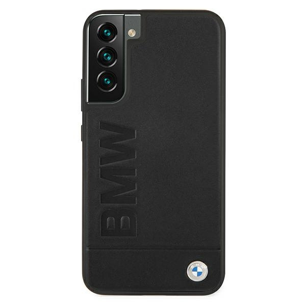 Etui BMW Samsung Galaxy S22 Plus Signature Logo Imprint Czarny Hardcase 