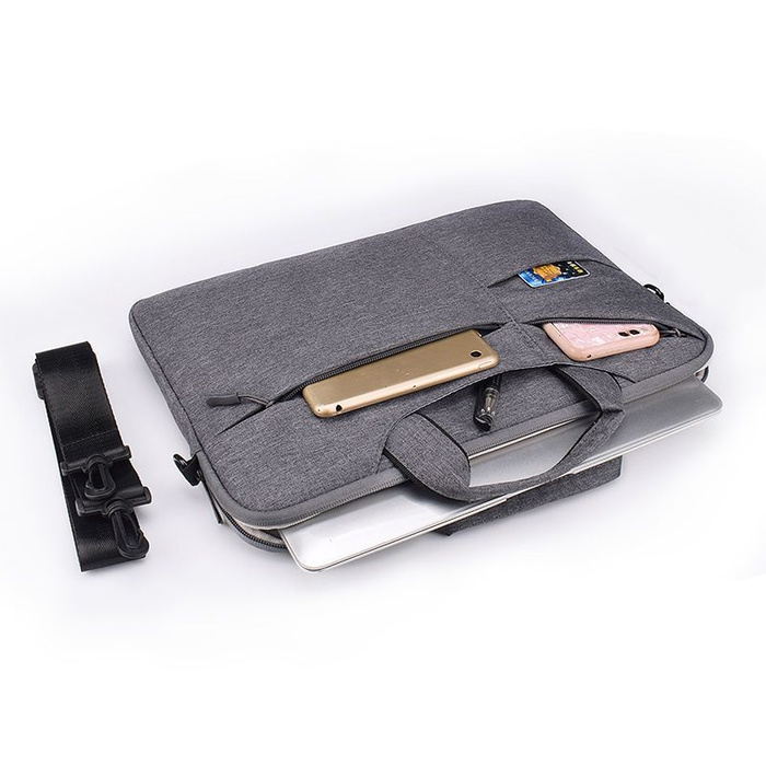 Etui TECH-PROTECT Laptop 15 Pocketbag Dark Grey Szare Case
