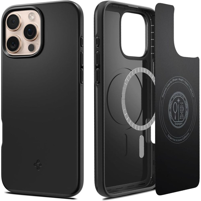 ETUI SPIGEN THIN FIT MAG MAGSAFE IPHONE 16 PRO MAX BLACK