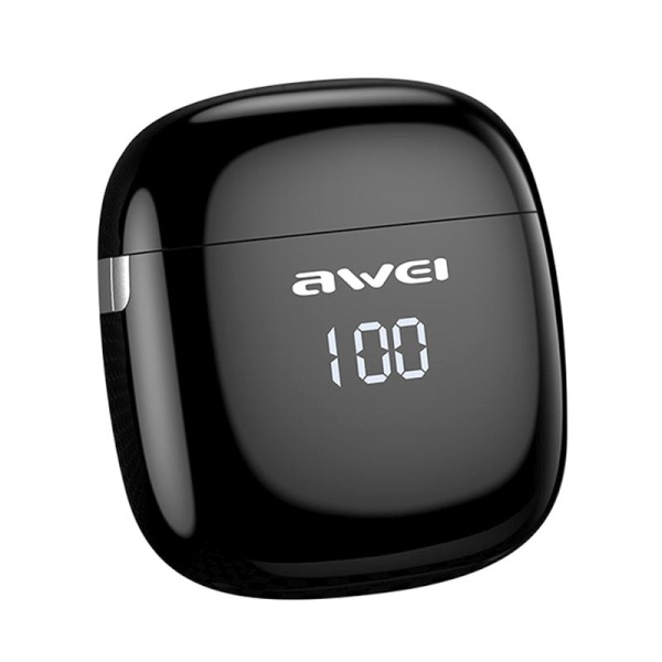 Słuchawki AWEI Bluetooth 5.0 T28P TWS Stacja Dokująca Czarny