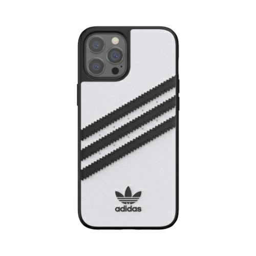 Etui Adidas OR Moulded Case PU iPhone 12 Pro Max biało-czarny/white-black 42239