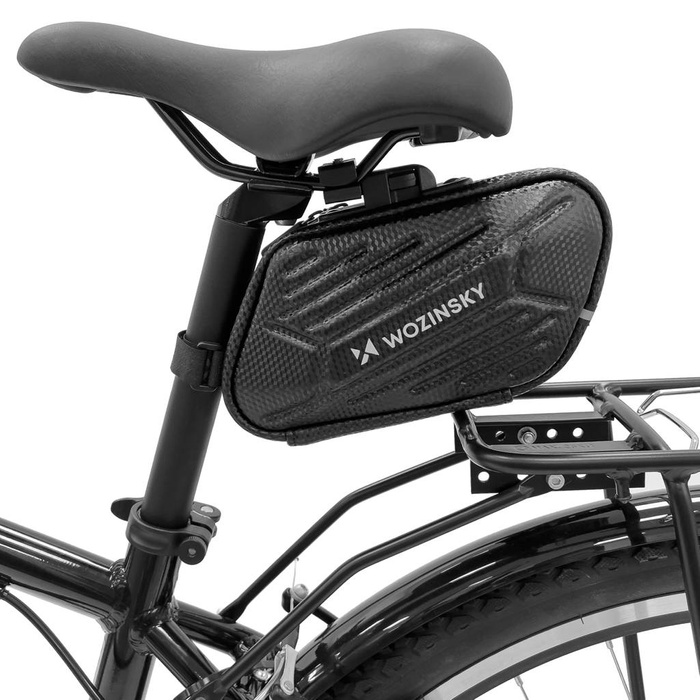 Wozinsky torba rowerowa pod siodełko wodoodporna 1,5 l czarna (WBB27BK)