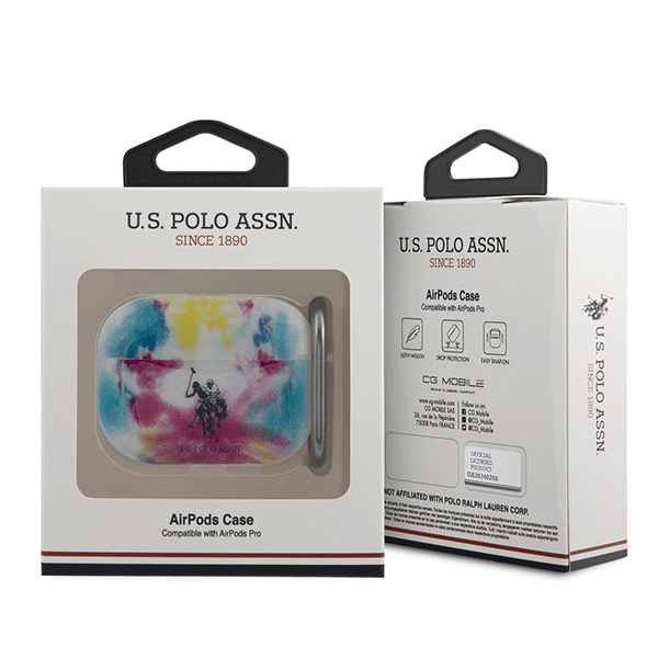 Etui US POLO Apple AirPods Pro Tie & Dye Collection USACAPPCUSML Wielokolorowy Case