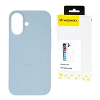 Silikonowe magnetyczne etui Wozinsky Silicone Case Magsafe na Samsung Galaxy S25 Ultra - niebieskie