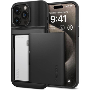 Etui iPhone 15 Pro Max Spigen Slim Armor Cs Black Case
