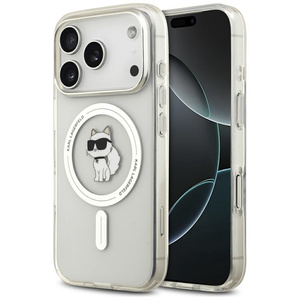 Etui Karl Lagerfeld IML Choupette        MagSafe do iPhone 17 Pro przezroczysty