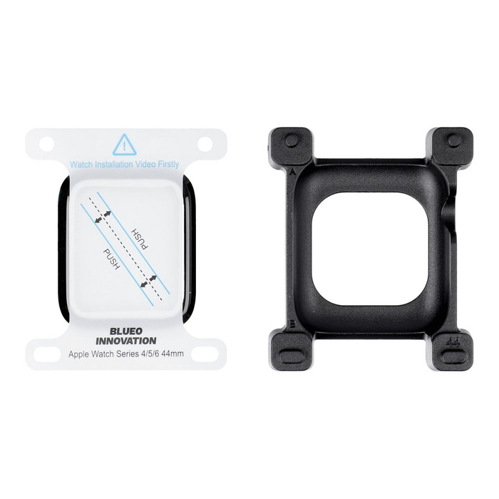 Szkło Hartowane 5D Mr. Monkey Glass - do Apple Watch SE / SE 2 / SE 3 44MM czarny (Strong HD)