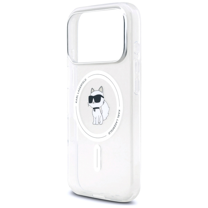 Etui Karl Lagerfeld IML Choupette        MagSafe do iPhone 17 Pro Max przezroczysty