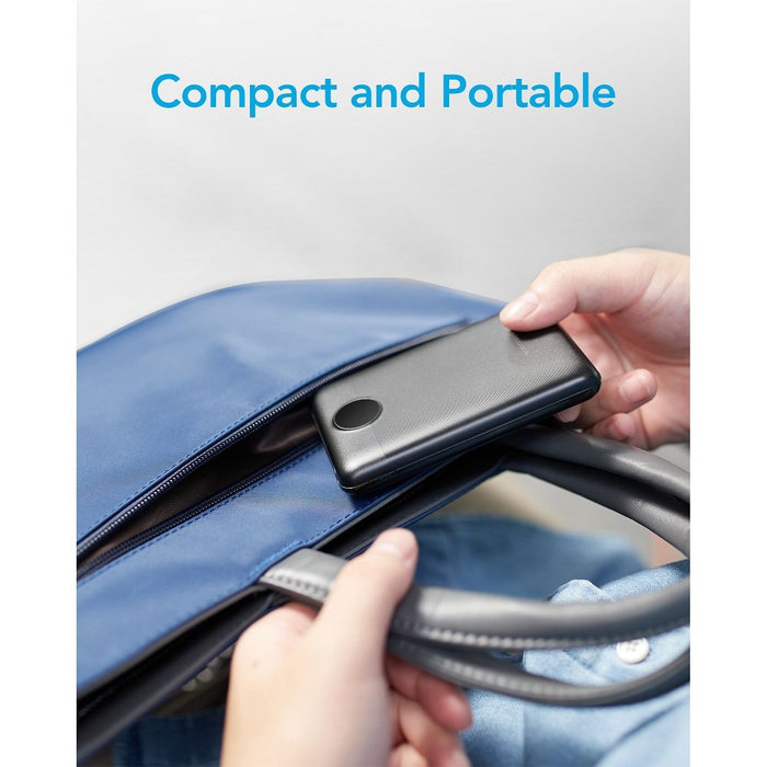 VEGER powerbank 10000 mAh PD QC3.0 2A 22,5W S11 (W1140) czarny 