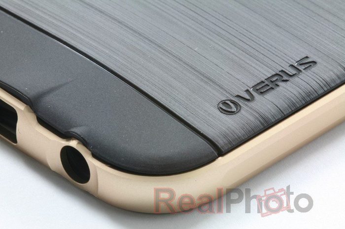 Etui Samsung Galaxy S6 VERUS Iron Shield Gold Jak Spigen SGP Pokrowiec