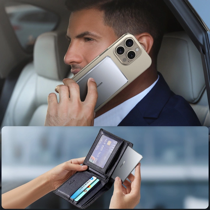 Powerbank Joyroom JR-PBM08 5000mAh 20W z ładowaniem indukcyjnym - szary