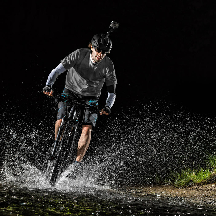 GoPro zestaw akcesoriów montażowych na kask do kamer sportowych GoPro, DJI, Insta360, SJCam, Eken (GoPro Cycling Helmet Chin Holder)