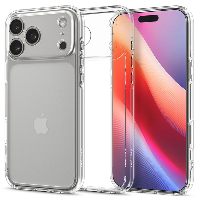 ETUI SPIGEN IPHONE 17 PRO MAX ULTRA HYBRID CRYSTAL CLEAR