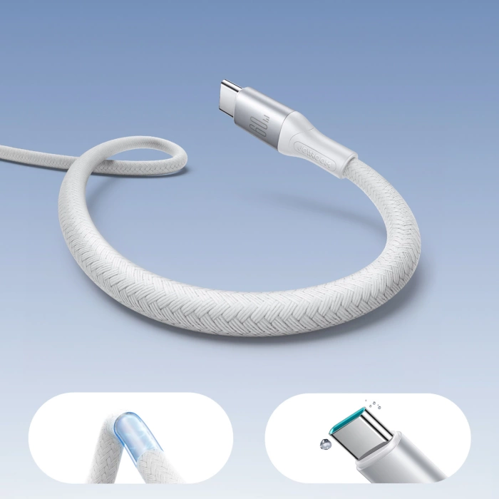Kabel Joyroom S-A28 Flash Series 60W USB-C - USB-C 2m - biały