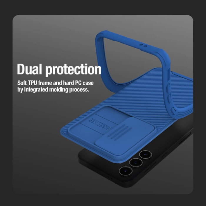 NILLKIN CAMSHIELD PRO SAMSUNG S24+ BLUE / NIEBIESKI