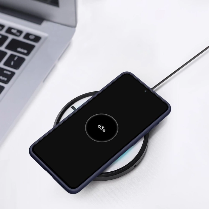 Nillkin Flex Pure Pro Case gumowe elastyczne silikonowe etui pokrowiec Samsung Galaxy S21+ 5G (S21 Plus 5G) czarny