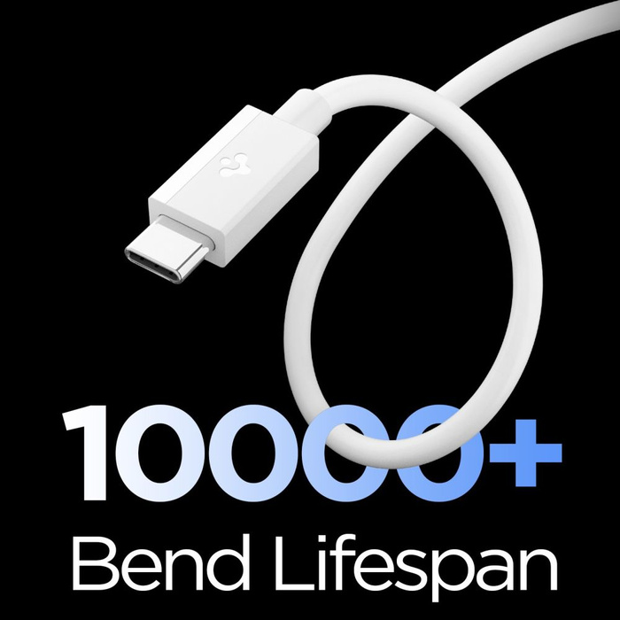 KABEL USB-C SPIGEN EB6010AC ESSENTIAL 60W 100CM BIAŁY