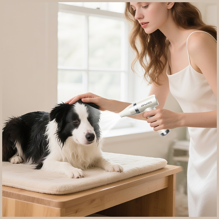 Wielofunkcyjny wiatrak AWEI F40 3w1      3300mAh biały