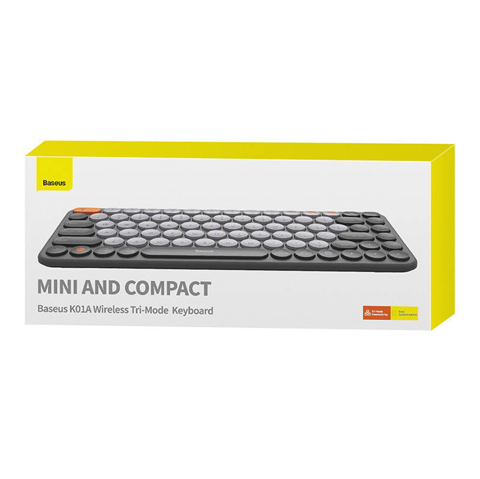 bezprzewodowa klawiatura Baseus K01A (szary)