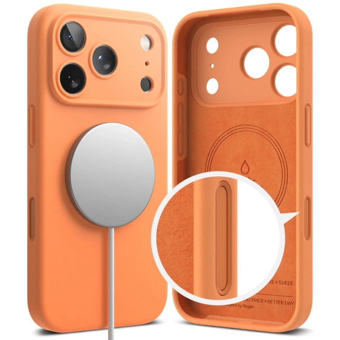 RINGKE SILICONE MAGNETIC MAGSAFE IPHONE 17 PRO MAX TANGERINE