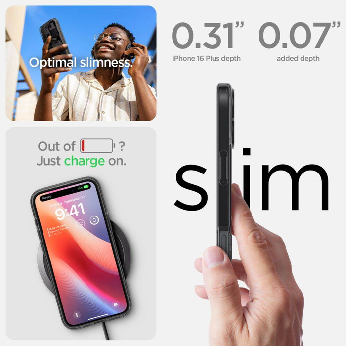 Etui iPhone 16 Spigen Ultra Hybrid Mag Magsafe Zero One