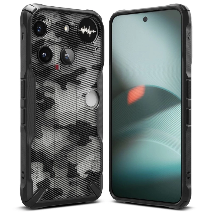 RINGKE FUSION X NOTHING PHONE 3 CAMO BLACK