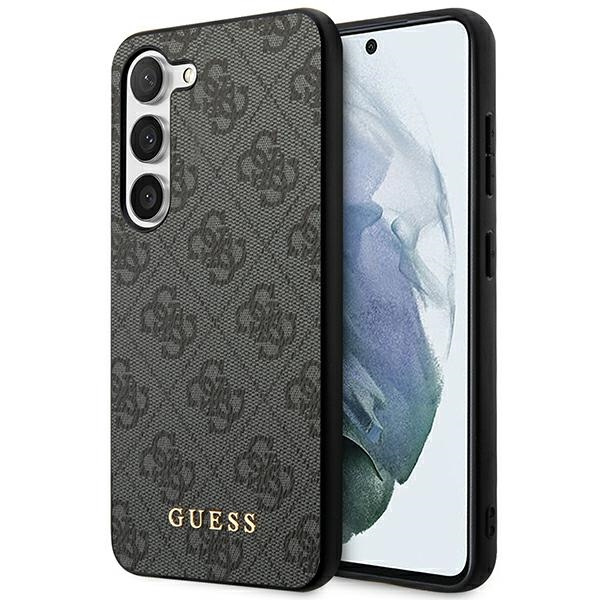 Etui Guess GUHCS23SG4GFGR S23 S911 szary/grey hardcase 4G Metal Gold Logo Case