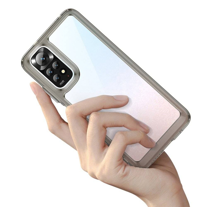 Etui Outer Space Case Etui Xiaomi Poco X5 5G / Redmi Note 12 5G Pokrowiec Z Elastyczną Ramką Przezroczyste Case