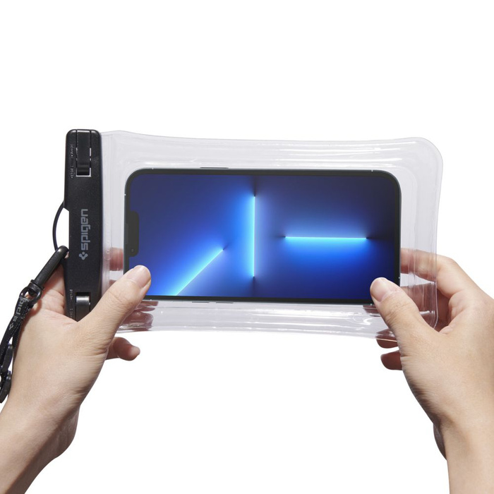 Etui Spigen A610 Wodoodporne Uniwersalne WATERPROOF FLOAT CASE 2-PACK CRYSTAL CLEAR