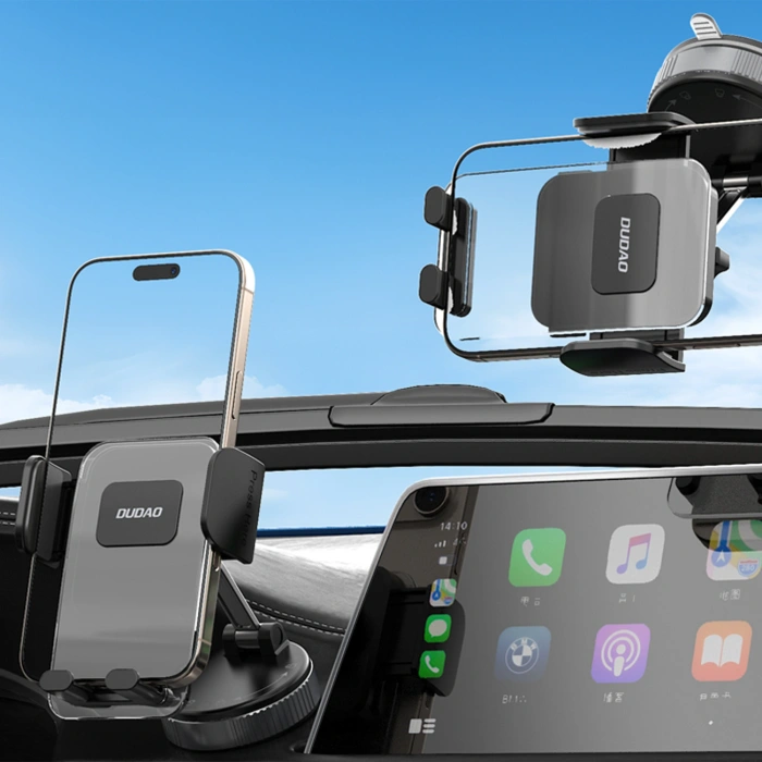 Uchwyt samochodowy Dudao F24PLUS z przyssawką na deskę rozdzielczą - czarny