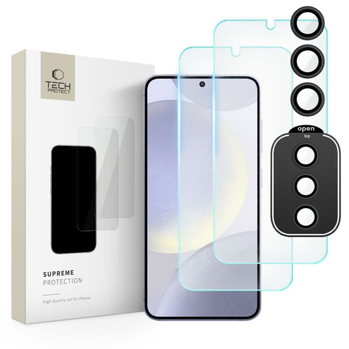 Szkło Hartowane Tech-protect Supreme Set Samsung Galaxy S24 Clear