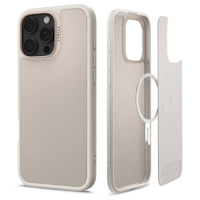ETUI SPIGEN CYRILL KAJUK MAG MAGSAFE IPHONE 16 PRO MAX CREAM