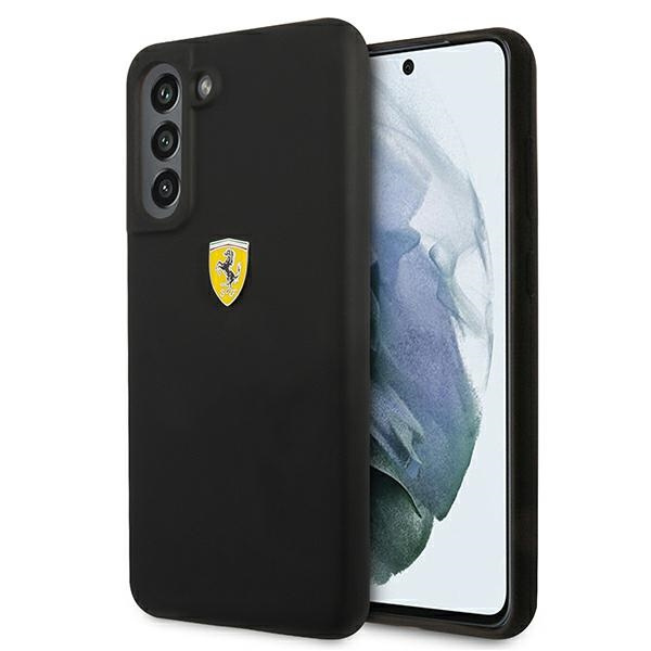 Etui FERRARI Samsung Galaxy S21 FE Silicone Czarny Hardcase
