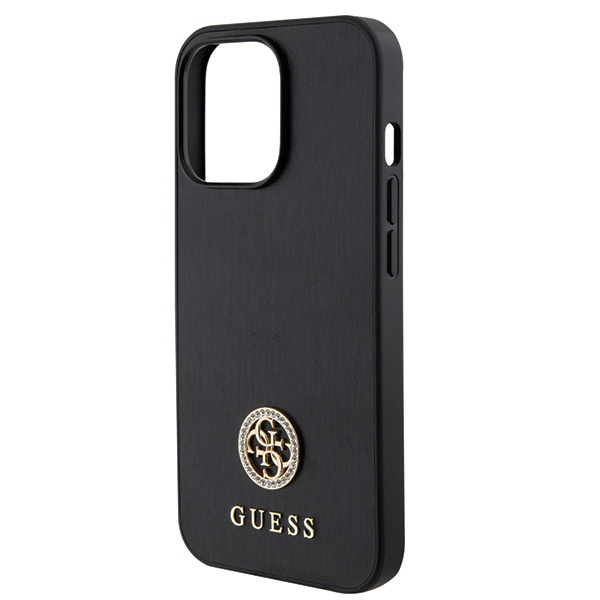 Etui Guess GUHCP13XPS4DGPK iPhone 13 Pro Max 6.7" czarny/black hardcase Strass Metal Logo Case