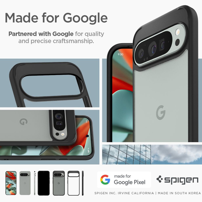 Etui SPIGEN ULTRA HYBRID GOOGLE PIXEL 9 PRO XL MATTE BLACK