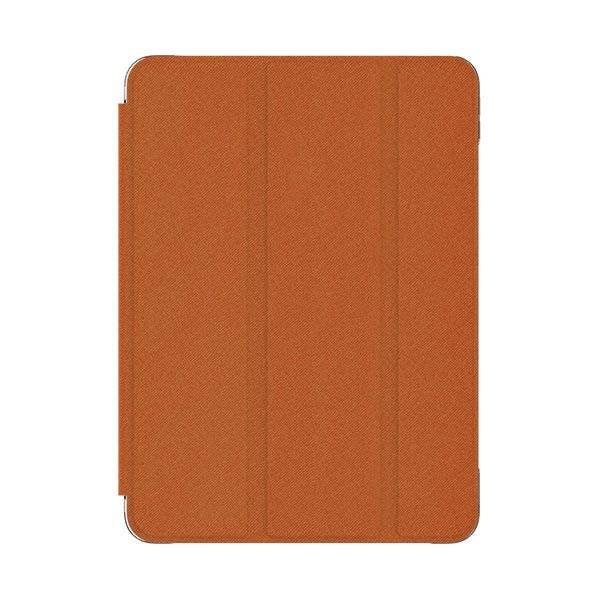 Kingxbar Business Series magnetyczne etui Smart Cover Sleep podstawka iPad Air 2020 / 2022 pomarańczowy